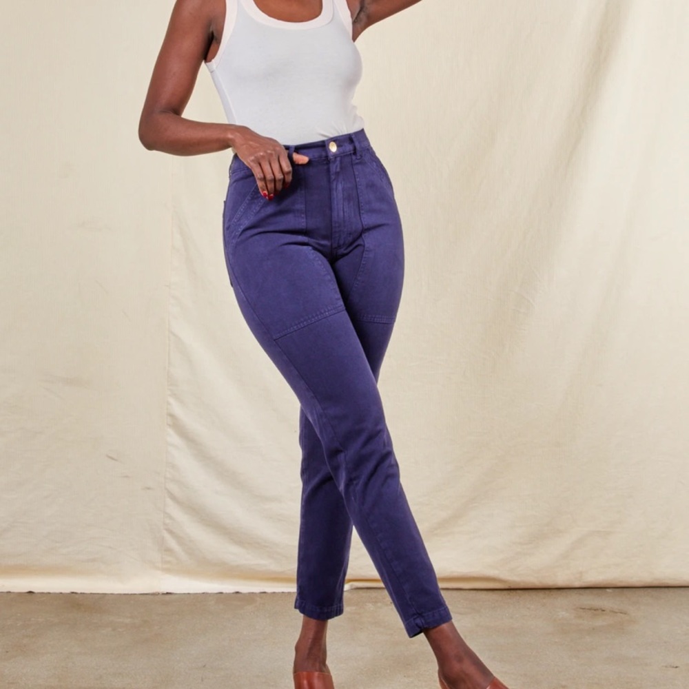 Big Bud Press Pencil Pants in Navy, size XS